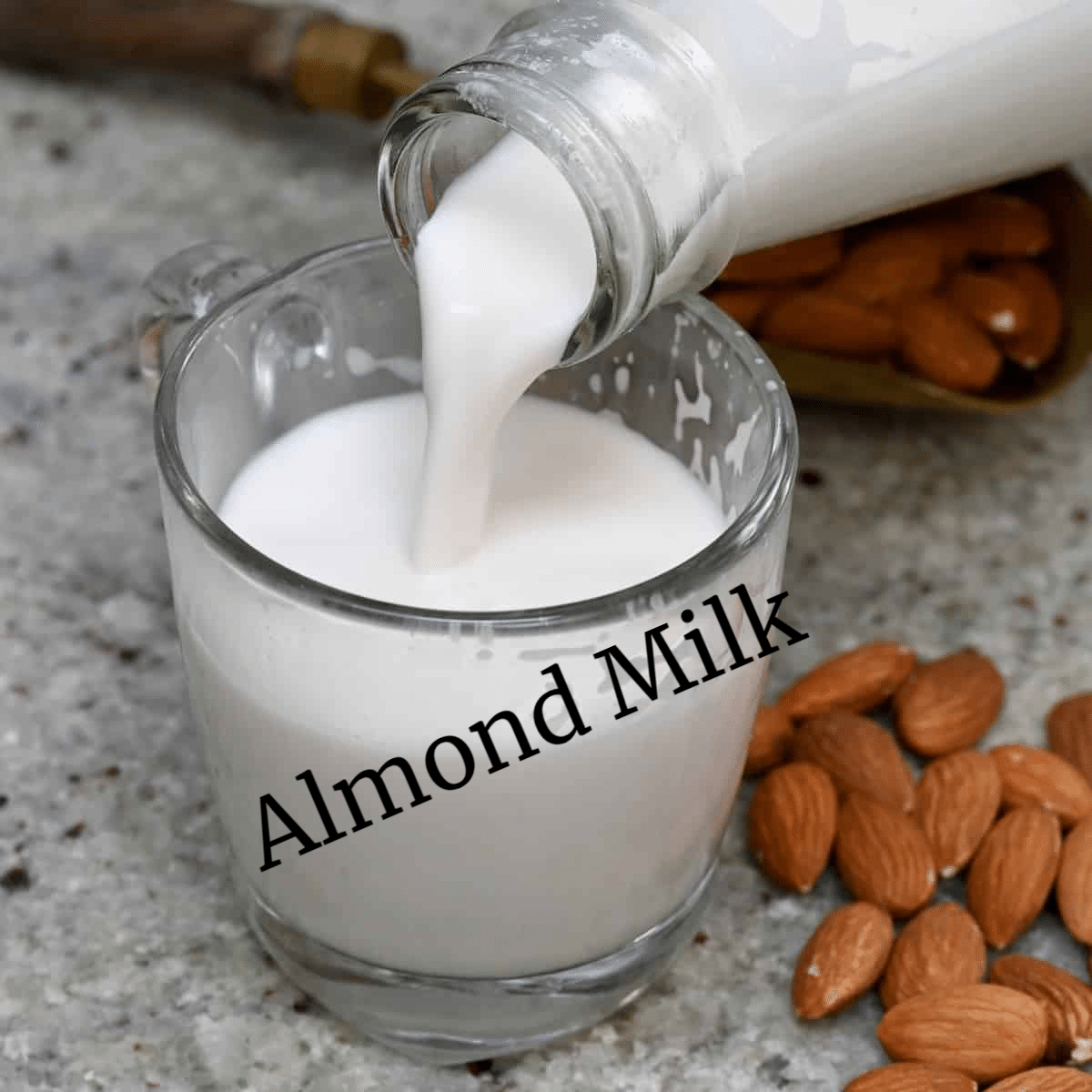 Almond milk drink