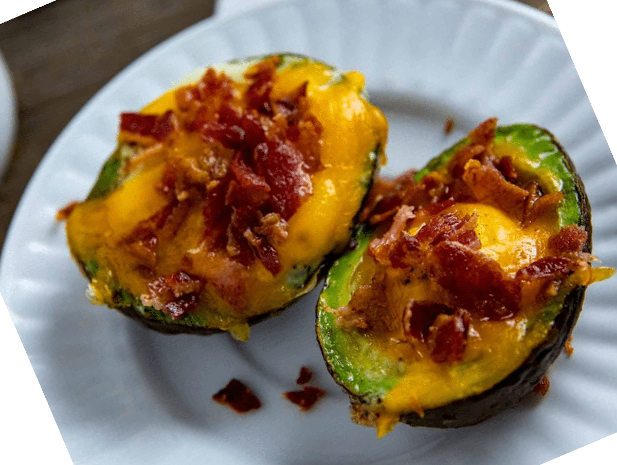 avocado egg stuffed peppers- keto Recipes