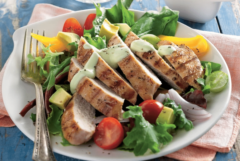 Grilled chicken salad